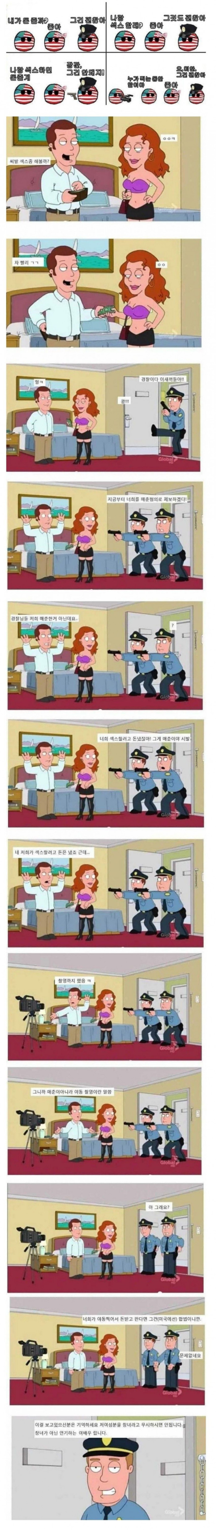 천조국 성매매의 기준