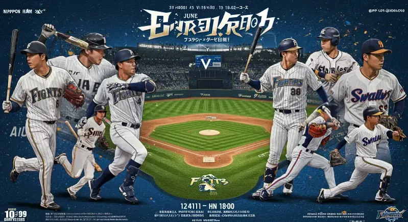6월 12일 닛폰햄 vs 야쿠르트: 에스콘 필드 홋카이도에서 펼쳐지는 NPB 인터리그! 닛폰햄의 기세인가, 야쿠르트의 반격인가? NPB 전문가 분석!
