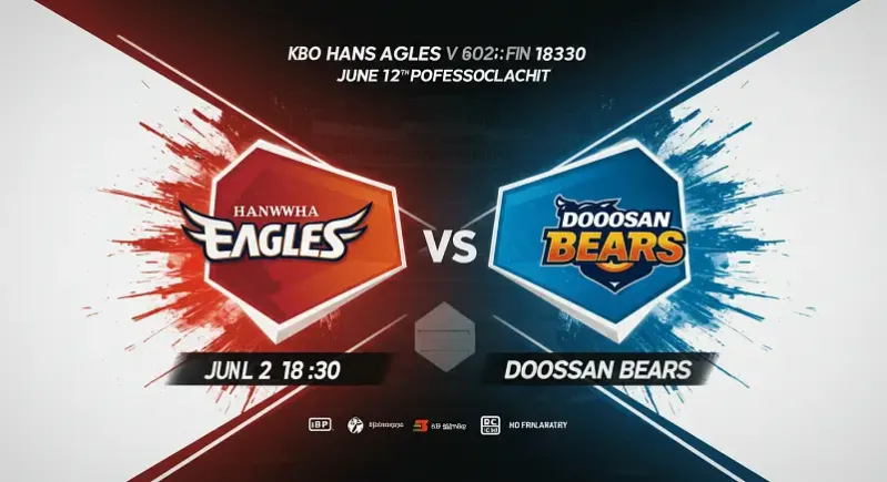6월 12일 한화 vs 두산: 잠실에서 펼쳐지는 KBO 수도권 라이벌전! 한화의 반등인가, 두산의 홈 강세인가? KBO 전문가 분석!