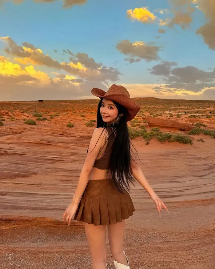 서부 카우보이 소녀