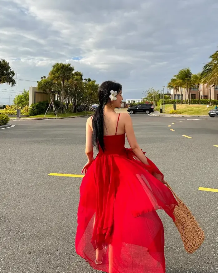 베트남 레드컬러 스타일