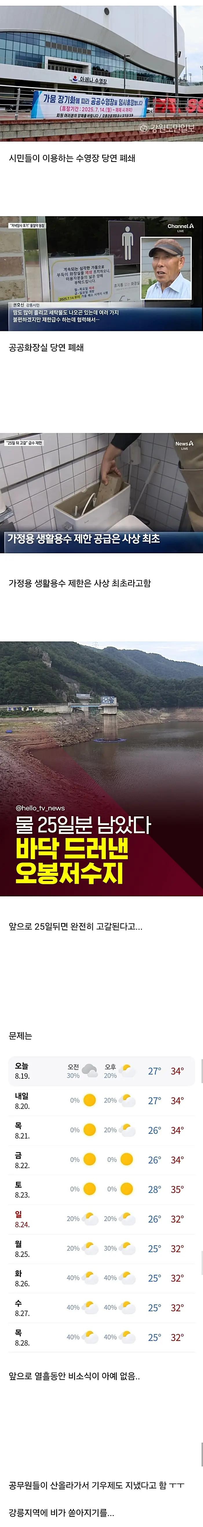 현재 생각보다 심각하다는 강릉 근황