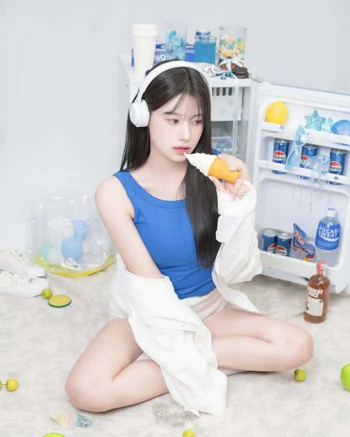 촬영중인 이예빈