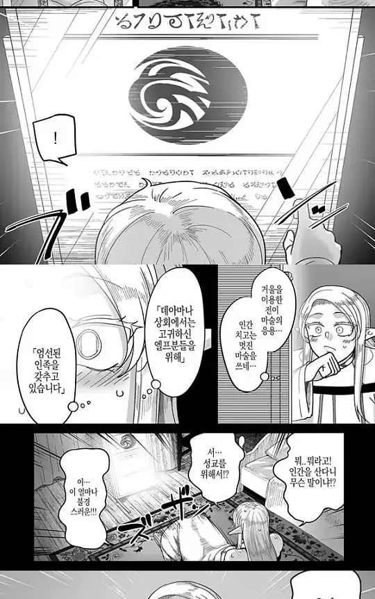 고위한 엘프가 천한인간 남창과 어울리는밤 - 1