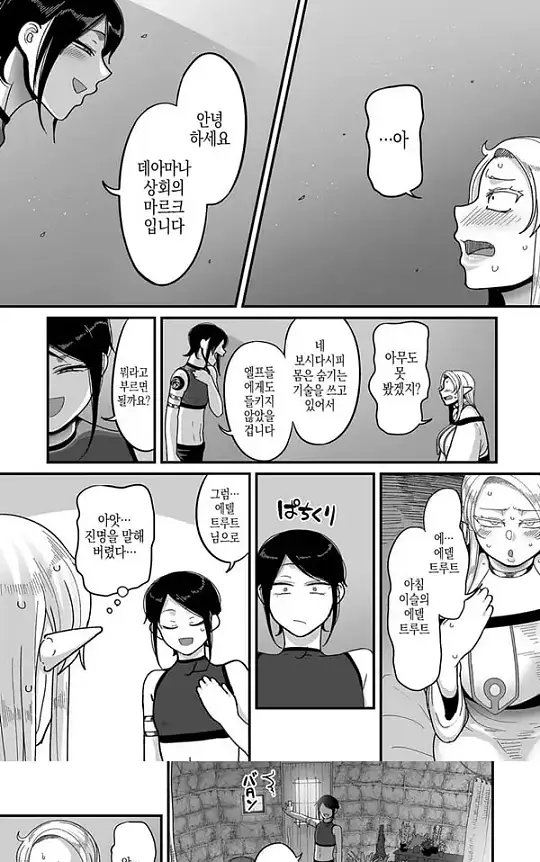 고위한 엘프가 천한인간 남창과 어울리는밤 - 1