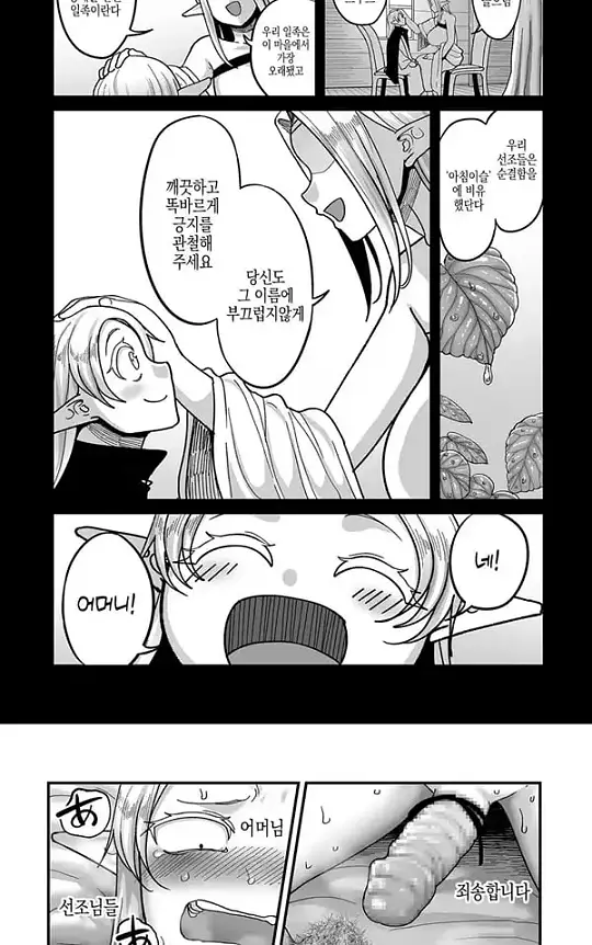 고위한 엘프가 천한인간 남창과 어울리는밤 - 1