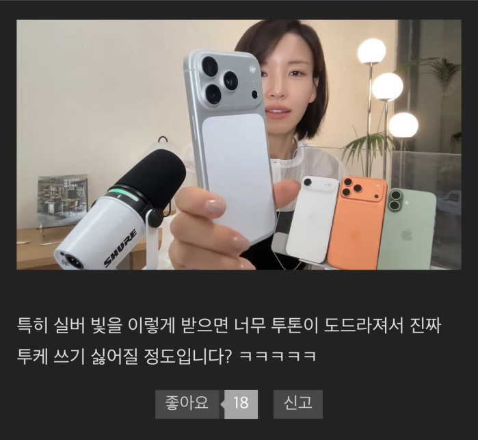 이번엔 아이폰일반도 스펙잘나오고, 프로는 너무 못 생겼네요