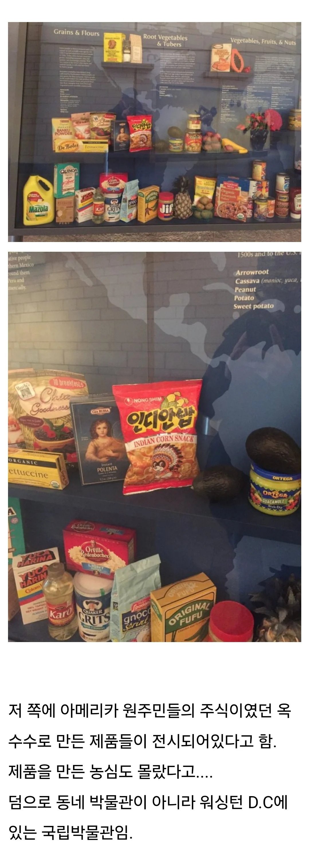 미국 국립박물관에 전시된 한국 물건