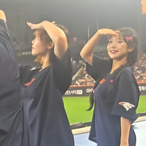 한화 치어리더 아야카·아영 아웃송 직캠 직관 에너지