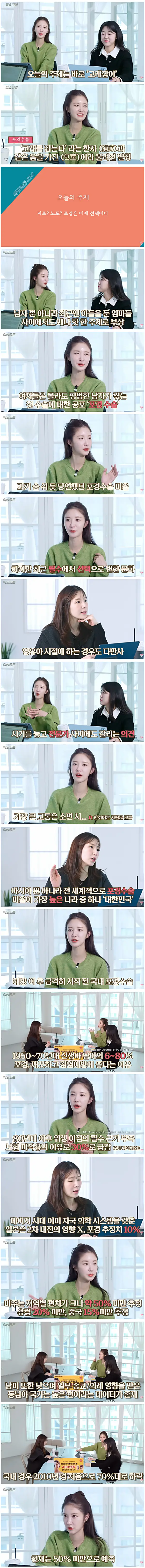 요새 포경 안하는 남자가 있나보네요???