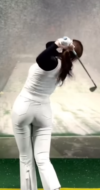 한 폭의 그림 같은 스윙이네요! KLPGA 김은선 프로